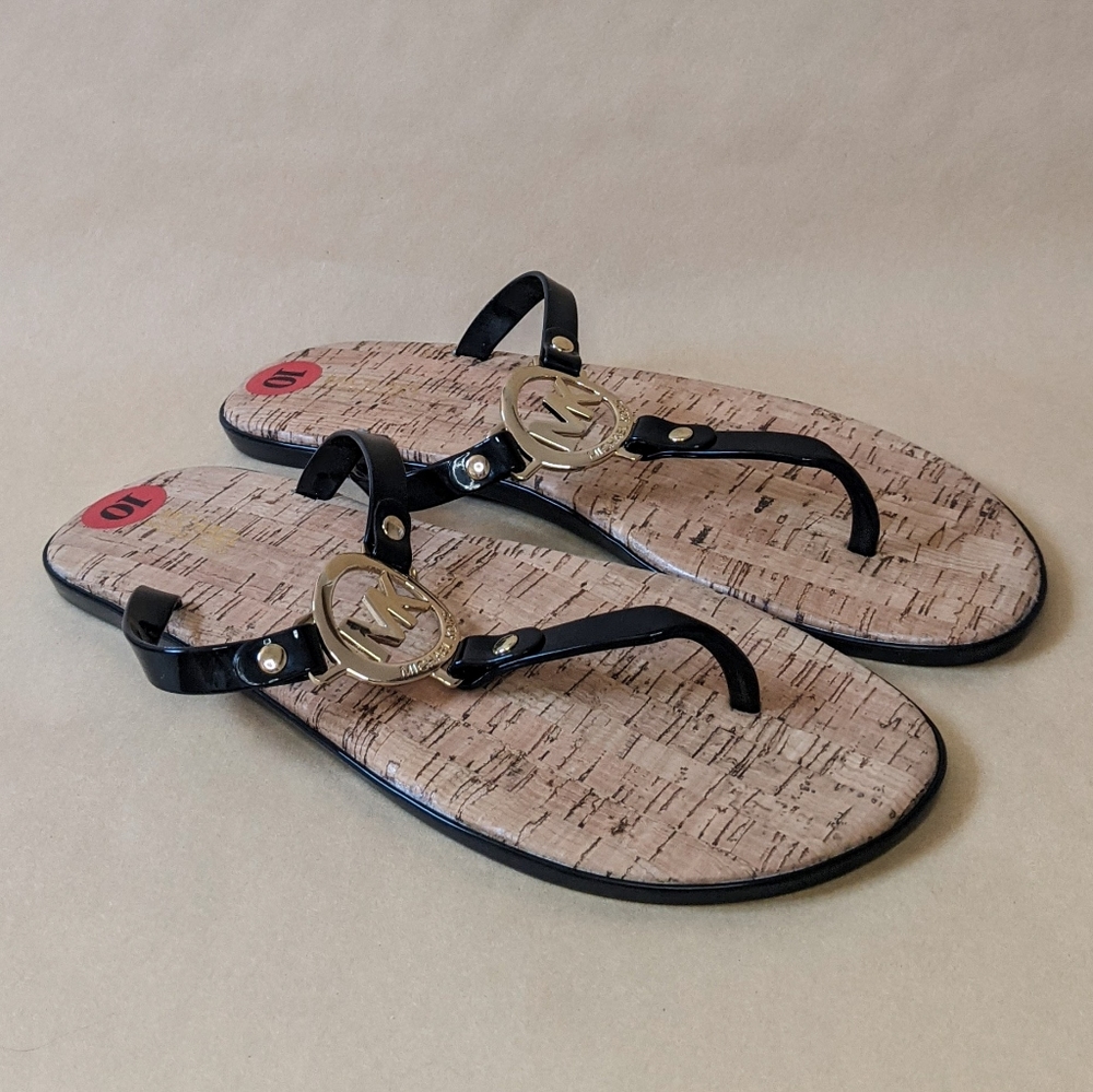 MICHAEL Michael Kors Women’s Black Jelly Sandals Size:10 NWOT